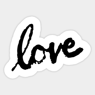 Love Spelled Out Sticker